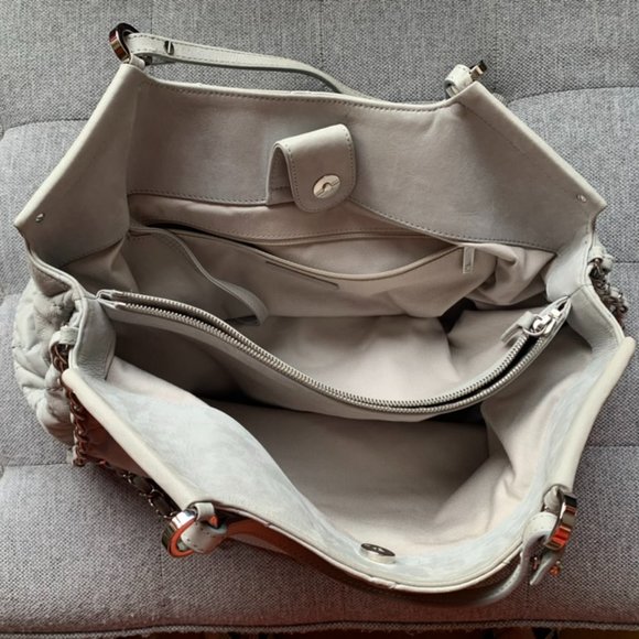 Chanel Shopping Tote — Ice Grey